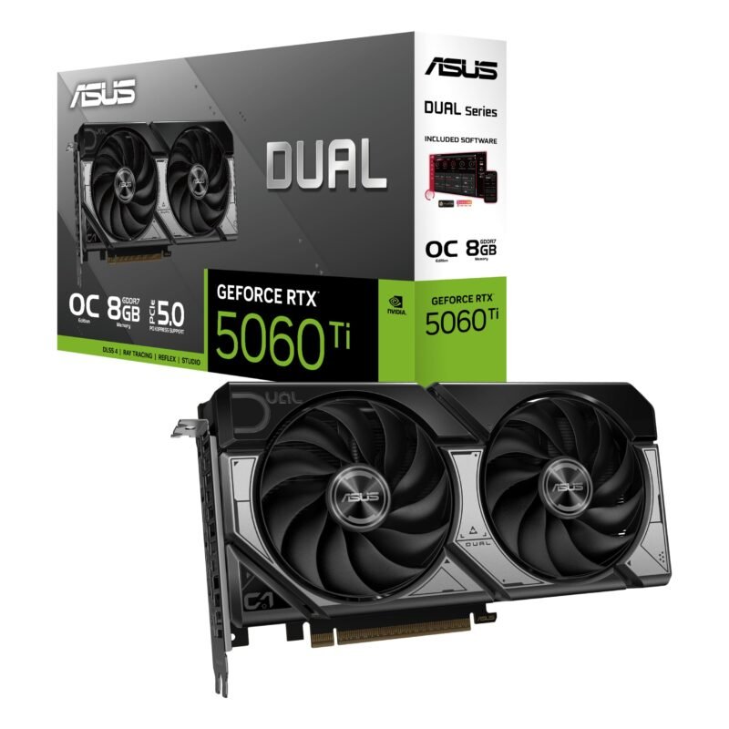 PLACA DE VIDEO ASUS DUAL RTX 5060TI O 8GB - https://pccompra.com.ar